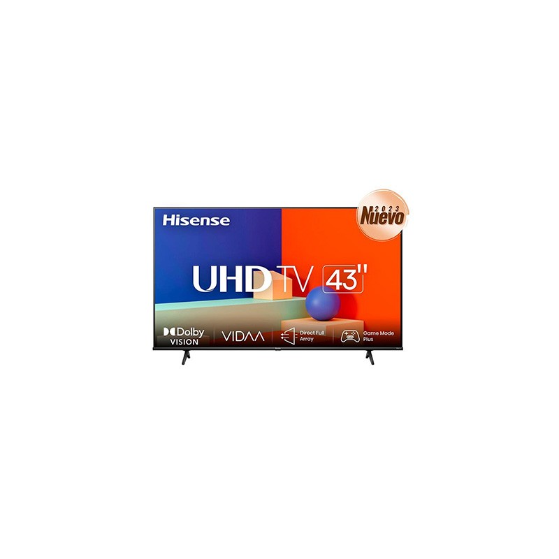 PANTALLA HISENSE D5400G2 43 PULGADAS 4K SMART UHD 2 A GTIA VIDAA
