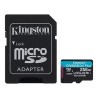 MEMORIA MICRO SD KINGSTON SDXC 256GB CANVAS GO PLUS  CON ADAPTADOR