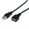 CABLE CONEXION STARTECH USB-A A8400BU EXTENSIÓN MACHO A HEMBRA 91 CMS