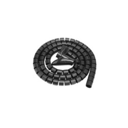 ORGANIZADOR DE CABLES BROBOTIX 263533 EN TUBO 1.5 MTS COLOR NEGRO