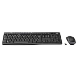TECLADO INALAMBRICO LOGITECH MK270  NEGRO KIT CON MOUSE