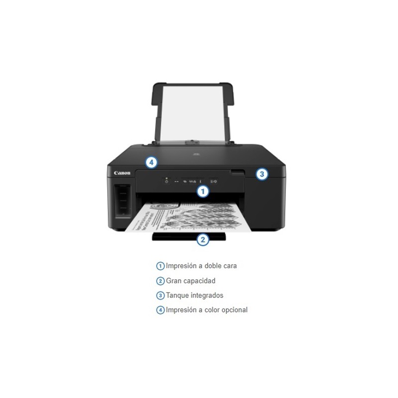 IMPRESORA DE INYECCION DE TINTA CANON PIXMA GM2010 MONOCROMATICA