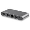 CONCENTRADOR MULTIPUERTOS USB-C STAR TECH A8402EE PARA DOS PANTALLAS HDMI 4K