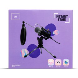MICROFONO HI FI STF INSTANT STAR ST-A19207 PARA INFLUENCERS O BLOGERS