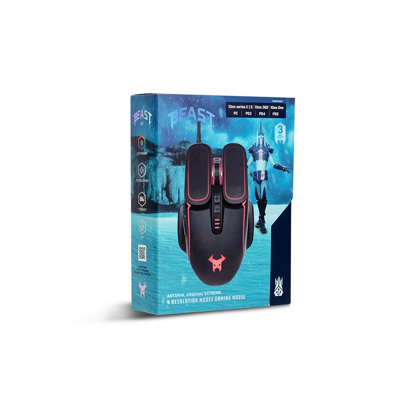 MOUSE GAMER STF ABYSMAL ARSENAL EXTREME STG-M16871 4 RESOLUCIONES