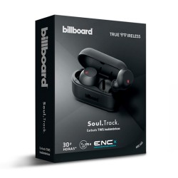 AUDIFONOS TRUE WIRELESS BILLBOARD SOUL TRACK BB-E19818 COLOR GRAFITO