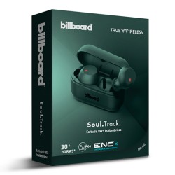 AUDIFONOS TRUE WIRELESS BILLBOARD SOUL TRACK BB-E19801 COLOR VERDE OLIVO