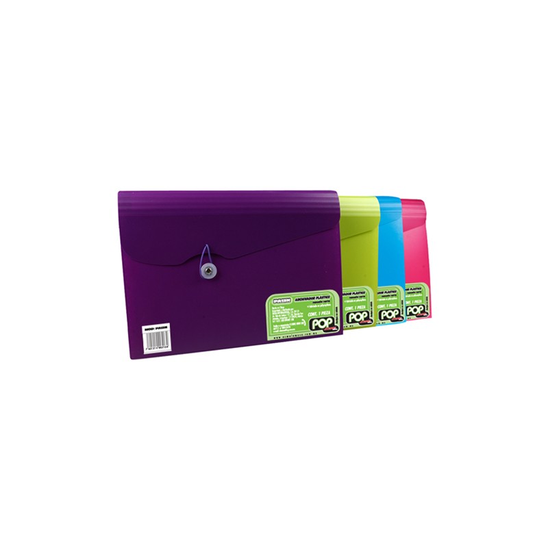 ARCHIVO EXPANDIBLE BARRILITO POP PA13 CARTA CON 12 DIVISIONES