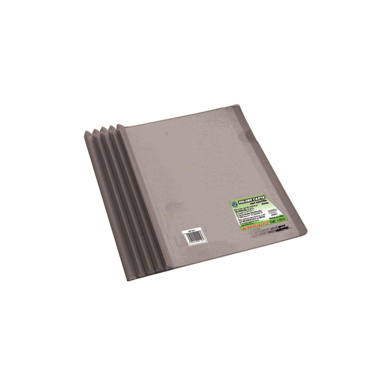 FOLDER CON BARRA BARRILITO QC1H HUMO TRANSPARENTE