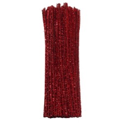 LIMPIAPIPAS METALICO BARRILITO PO21 ROJO BOLSA CON 100