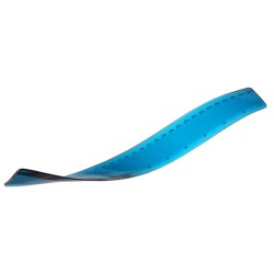 REGLA TRANSPARENTE FLEXIBLE BARRILITO FLEX30 COLORES SURTIDOS
