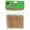 PALITOS PLANOS MINI BARRILITO W-009 MADERA NATURAL BOLSA CON 150