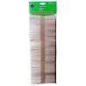 PALITOS PLANOS BARRILITO W-001 MADERA NATURAL BOLSA CON 150