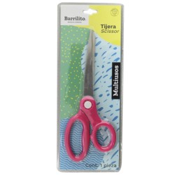 TIJERA BARRILITO ACERO INOXIDABLE 8 PULGADAS T-8 PARA USO EN OFICINA Y COSTURA