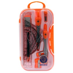 ESTUCHE DE  GEOMETRIA BARRILITO 8054EJG CAJA CON 6 PIEZAS