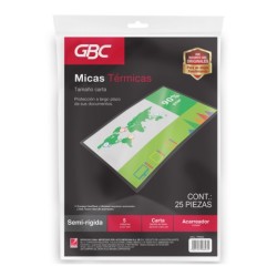 MICA PARA ENMICADORA CARTA GBC P6893 5 ML BOLSA CON 25