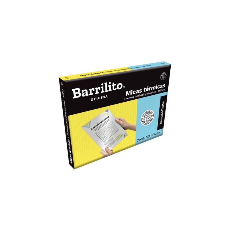 MICA PARA ENMICADORA CARTA BARRILITO MT208 8 ML CAJA CON 50