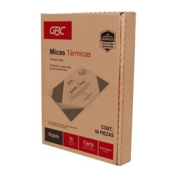 MICA PARA ENMICADORA CARTA GBC M130251 10 ML CAJA CON 50