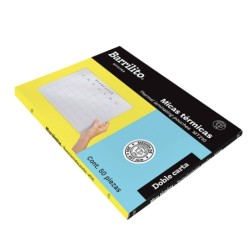 MICA PARA ENMICADORA DOBLE CARTA BARRILITO MT210 8 ML CAJA CON 50