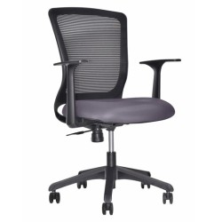 SILLA EJECUTIVA OMEGA VERSA AL-2632N RESPALDO MALLA NEGRO
