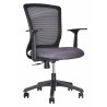 SILLA EJECUTIVA OMEGA VERSA AL-2632N RESPALDO MALLA NEGRO