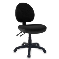 SILLA OPERATIVA STUDIO VERSA AL-440 TAPIZ COLOR NEGRO