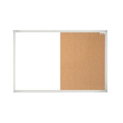 PIZARRON MIXTO BLANCO/CORCHO ALFRA WHITE STAR 90X120 CENTIMETROS