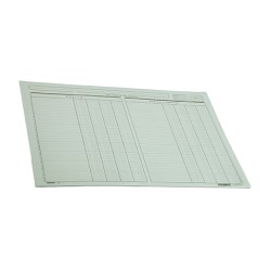 FORMA TECNOFORM 1011 HOJA PARA BALANCE ESCOLAR DOBLE CARTA BLOCK CON 12 HOJAS