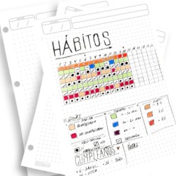 HOJAS DE REFACCION PARA CARPETA DE ARGOLLAS CARTA TECNOFORM  T31 CON PUNTOS GUIA A 5MM CON 100