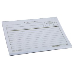 FORMA TECNOFORM  212 MINI-MEMO 1/4 CARTA BLOCK CON 50 HOJAS