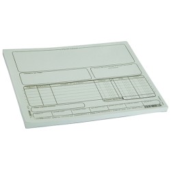 FORMA TECNOFORM  402 POLIZA CHEQUE ESCRITURA A MANO 1/2 OFICIO BLOCK CON 50 JUEGOS