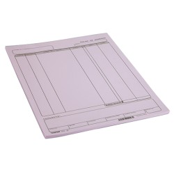 FORMA TECNOFORM  410 POLIZA DE EGRESOS (ESC MAQ) CARTA BLOCK CON 50 HOJAS