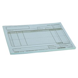 FORMA TECNOFORM  504 NOTA DE ENTRADA 1/2 CARTA BLOCK CON 25 JUEGOS