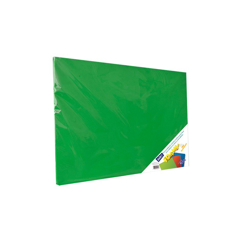HOJA FOMI SAIRA LISO 43X56 CMS 477334 VERDE FUERTE #34 PAQUETE CON 10 PIEZAS