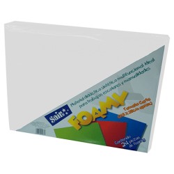 HOJA FOMI SAIRA LISO TAMAÑO CARTA 477232  BLANCO #32 28 X 21.5 CM PAQUETE CON 24 PIEZAS