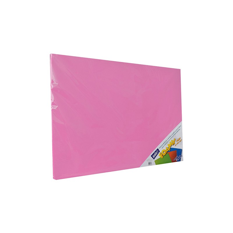 HOJA FOMI SAIRA LISO 43X56 CMS. 477306 FUCSIA #06 PAQUETE CON 10 PIEZS