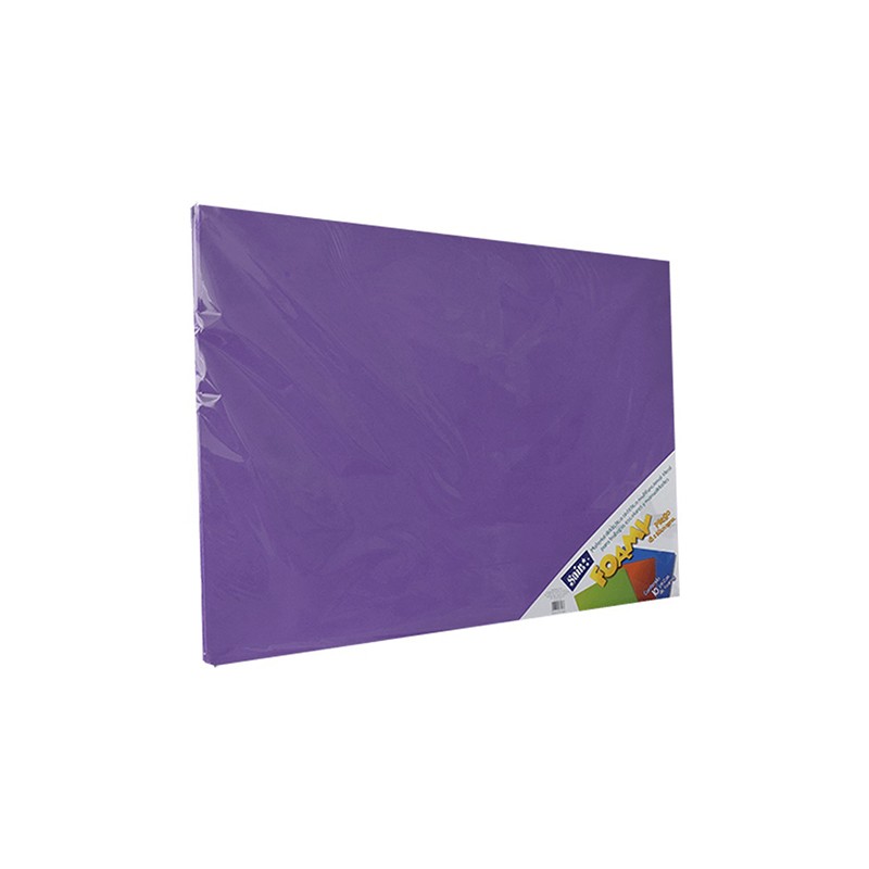 HOJA FOMI SAIRA FOMI 43X56 CMS 477322 MORADO #22 PAQUETE CON 10 PIEZAS