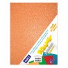 HOJA FOMI SAIRA DIAMANTADO TAMAÑO CARTA 478038 NARANJA IRISADO #38 PAQUETE CON 10 PIEZAS