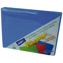 HOJA FOMI SAIRA LISO TAMAÑO CARTA 477226 AZUL REY #26 28X21.5 CM PAQUETE CON 24 PIEZAS