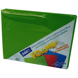 HOJA FOMI SAIRA LISO TAMAÑO CARTA 477230 VERDE BANDERA #30 28X21.5 CM PAQUETE CON 24 PIEZAS