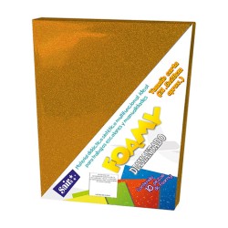 HOJA FOMI SAIRA DIAMANTADO TAMAÑO CARTA 478020 COBRE #20 PAQUETE CON 10 PIEZAS