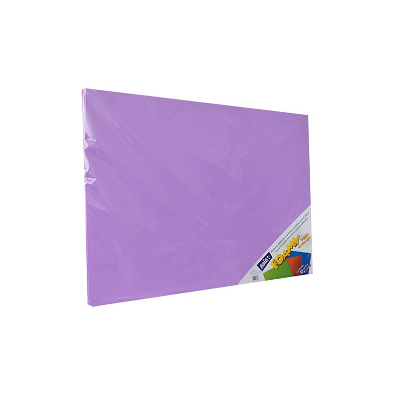 HOJA FOMI SAIRA LISO 43X56 CMS 477337 LILA CLARO #37 PAQUETE CON 10