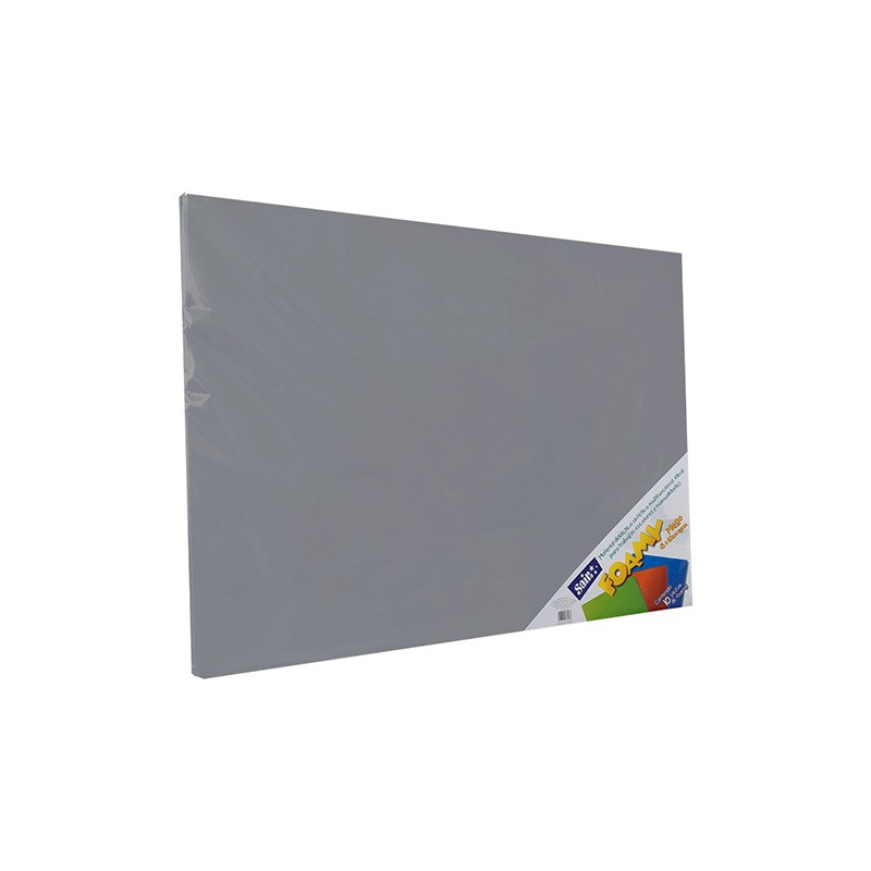 HOJA FOMI SAIRA LISO 43X56 CMS 477319 GRIS #19 PAQUETE CON 10 PIEZAS