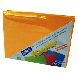 HOJA FOMI SAIRA LISO TAMAÑO CARTA 477211 NARANJA #11 28X21.5 CM PAQUETE CON 24 PIEZAS