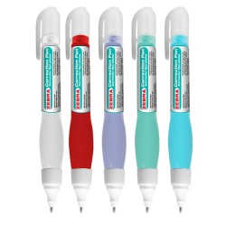 PLUMA CORRECTORA ZEBRA LE 2213-06 PUNTA DE 0.8 MM COLORES SURTIDOS