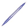 MARCADOR PERMANENTE ZEBRA MCKIE 4001 DOBLE PUNTA AZUL