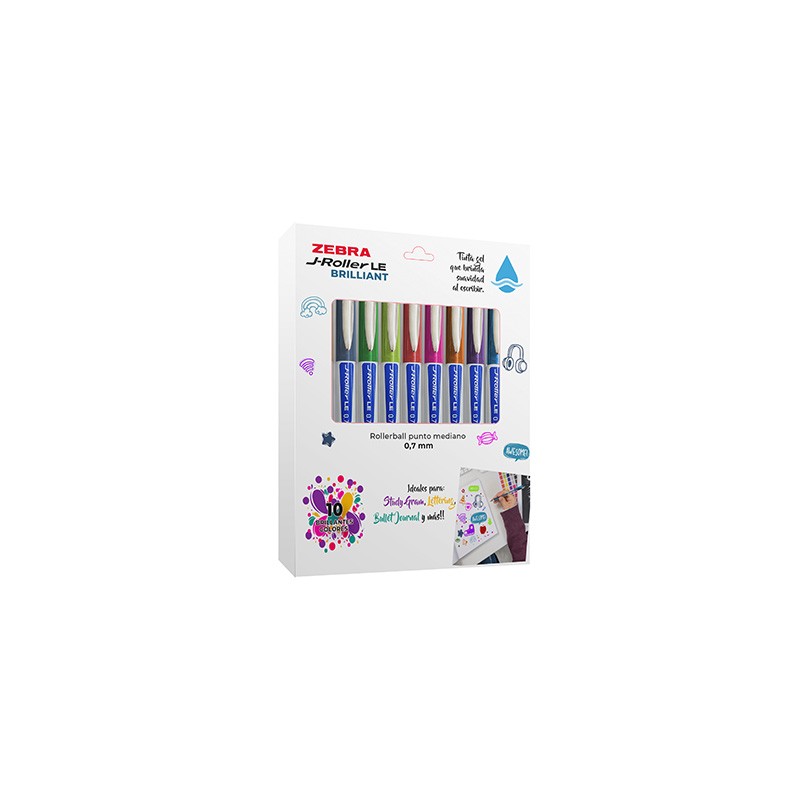 ROLLER JRX-ZEBRA 8076LE LE BRILLANT ESTUCHE CON 10