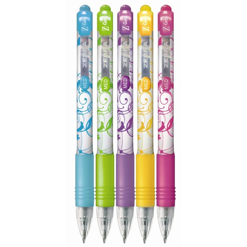 BOLIGRAFO RETRACTIL Z-GRIP FASHION7520-06 NEGRO CAJA CON 12