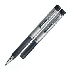 BOLIGRAFO ZEBRA COMPACT COLOR 7906-05 PLATA TINTA NEGRA