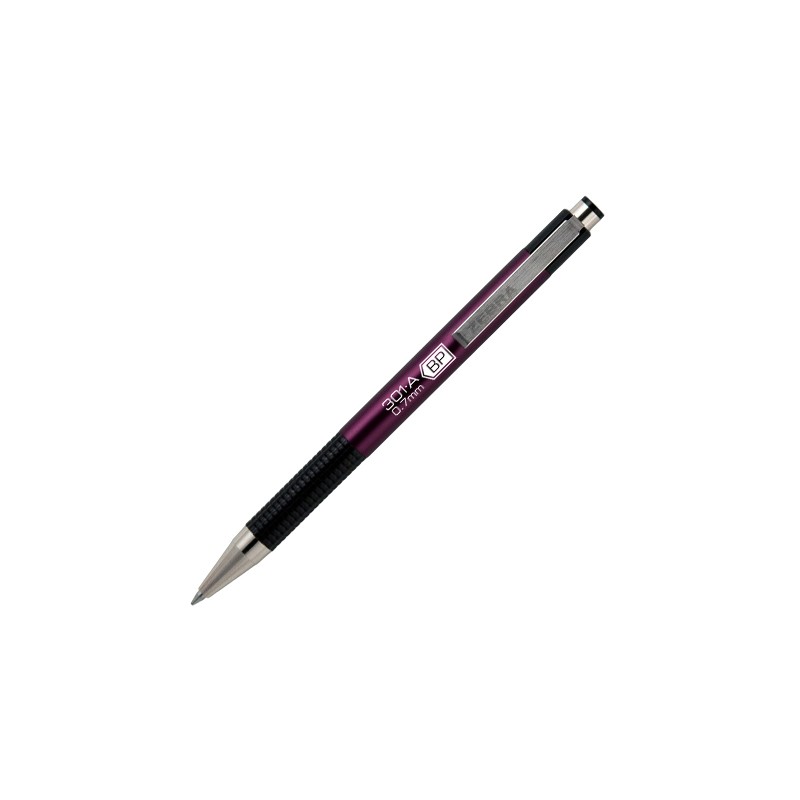 BOLIGRAFO RETRACTIL ZEBRA F-301A 7001-03 UVA TINTA NEGRA